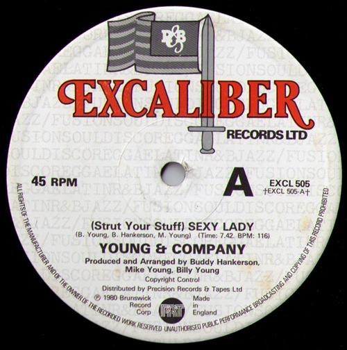 Young & Company - Strut your stuff sexy lady / Waiting on your love (12" Vinyl Record)