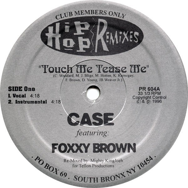 Case featuring Foxxy Brown - Touch me tease me (Remix)  /  SWV - You're the one (Remix) 12" Vinyl Record