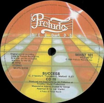 CD III - Success (Vocal / Instrumental) 12" Vinyl Record