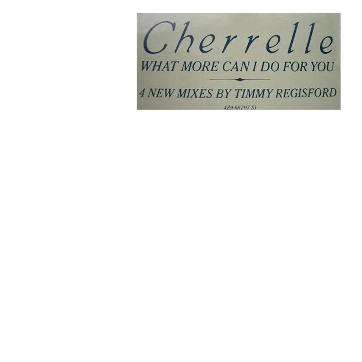 Cherrelle - What more can I do for you (4 mixes) 12" Vinyl Record