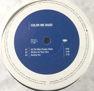 Color Me Badd - 6 Track LP Sampler featuring All the way (Freaky Style) / Written on your face / Kissing you / All the way (Part