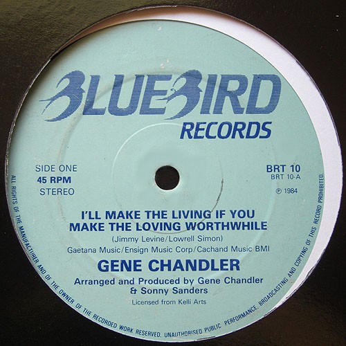 Gene Chandler - I'll make the living (If you make the loving worthwhile) / Time is a thief (12" Vinyl Record)