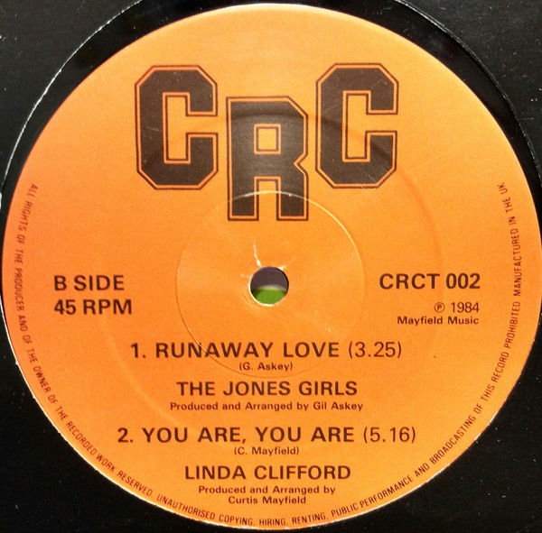 Linda Clifford - Runaway love (Extended Version) / You are you are / The Jones Girls - Runaway love (The Jones Girls Version)