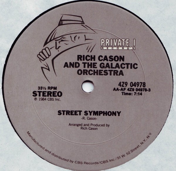Rich Cason And The Galactic Orchestra - Street symphony (Club mix / Instrumental)
