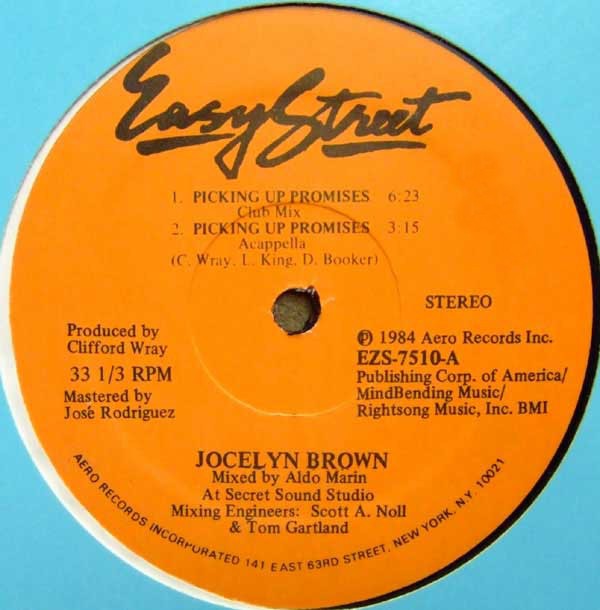 Jocelyn Brown - Picking up promises (Club mix / Dub mix / Radio mix / Acappella)