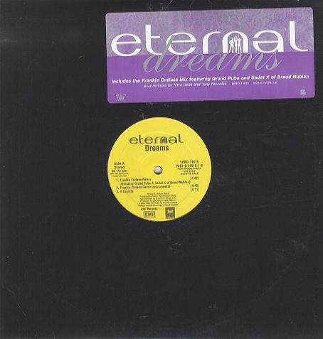 Eternal - Dreams (5 mixes + Acappella) 12" Vinyl Promo