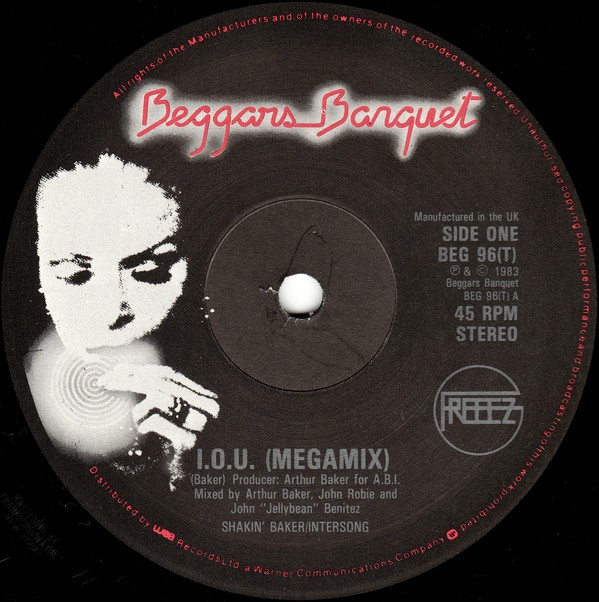 Freeez - I.O.U. (Megamix / I Dub U) / We got the jazz (12" Vinyl Record)