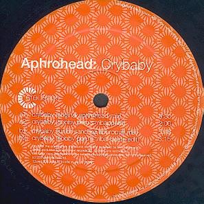 Aphrohead - Cry Baby (Original mix / Bobby Peru's Tribapella & Beats / Junior Sanchez mix) 12" Vinyl