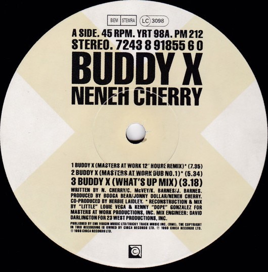 Neneh Cherry - Buddy X (3 Masters At Work Mixes / 2 Falcon 