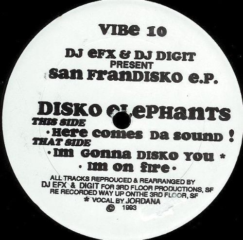 DJ EFX & Digit - Im gonna disko you / Im on fire / Here comes da sound (12" Vinyl Record)
