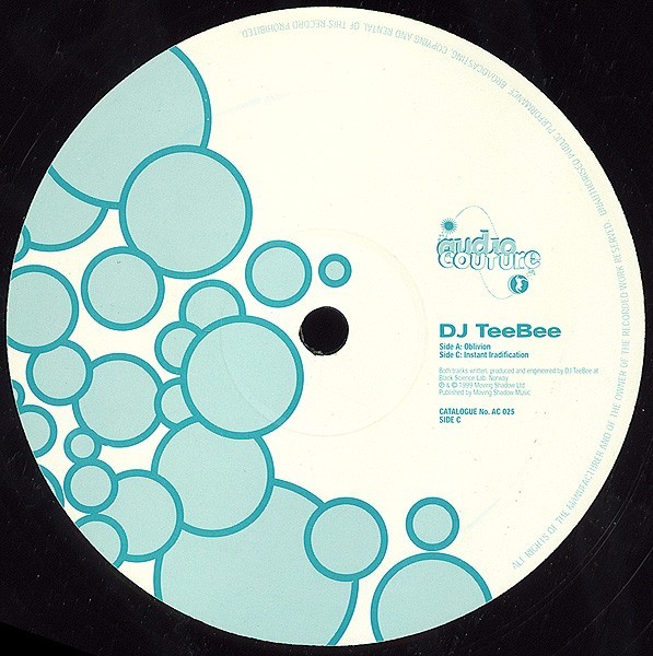 DJ TeeBee - Oblivion / Instant iradification (12" Vinyl Record)