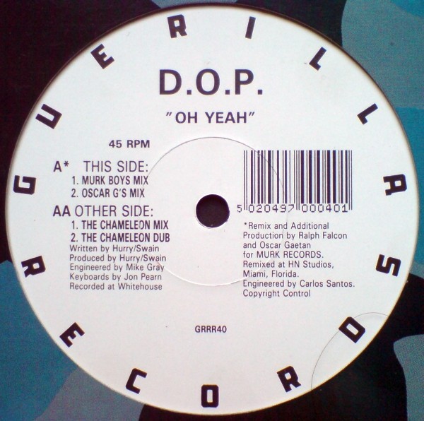 DOP - Oh yeah (Murk Boys mix / Oscar Gs mix / Chameleon mix / Chameleon dub) 12" Vinyl