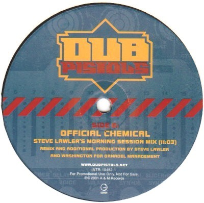 Dub Pistols - Official chemical (Steve Lawler Morning Session / Eric Kupper Deep Dub) 12" Vinyl Promo