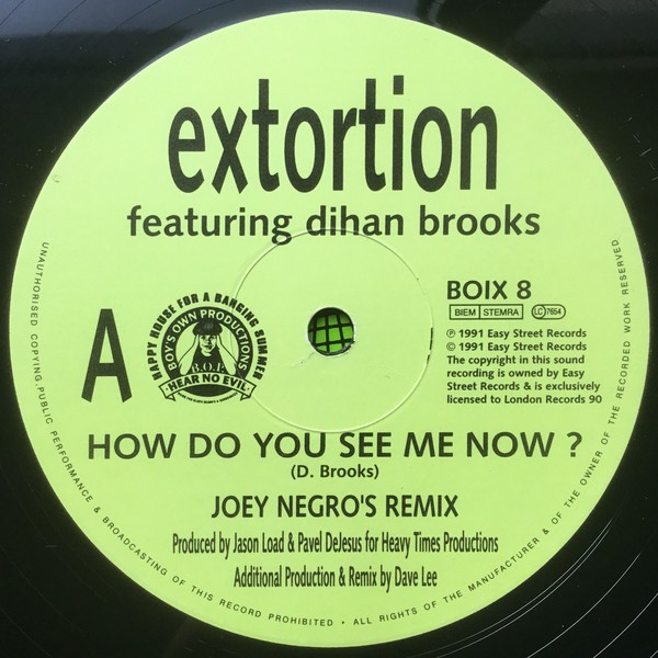 Extortion - How do you see me now (Original Joey Negro Remix / Joey Negro Soul Rebel mix / US Remix)