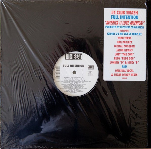 Full Intention - I love America (Original 12inch Vocal mix / Todd Terry / Jason Nevins Mixes) 12" Double Vinyl