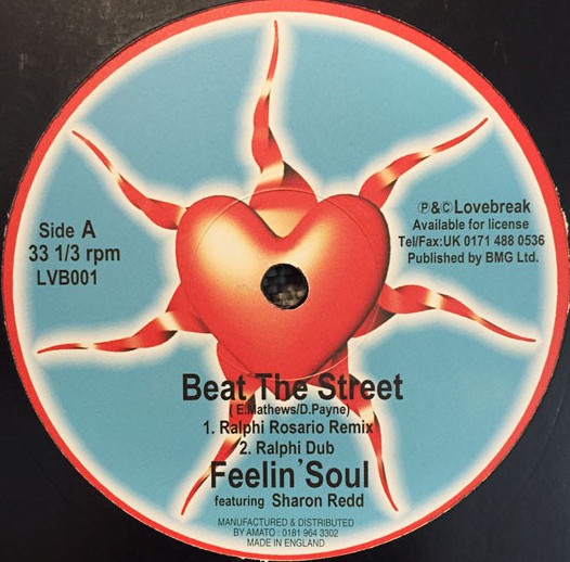 Feelin Soul feat Sharon Redd - Beat the street (2 Ralphi Rosario Mixes / 2 Echobeatz Mixes) Vinyl