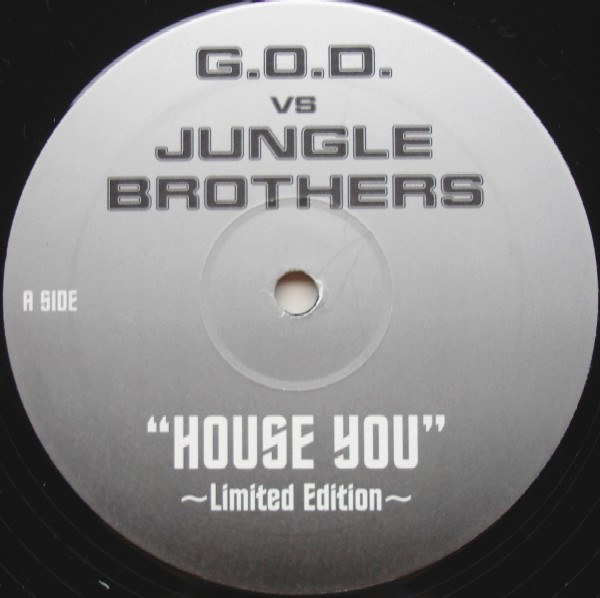 GOD vs Jungle Brothers - House you (2 mixes) 12" Vinyl Record