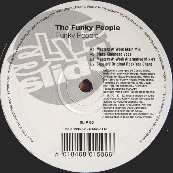 Funky People - Funky people (5 Masters At Work Main Mixes / 2 Blaze Mixes / Cassios Original Chant) Vinyl Doublepack