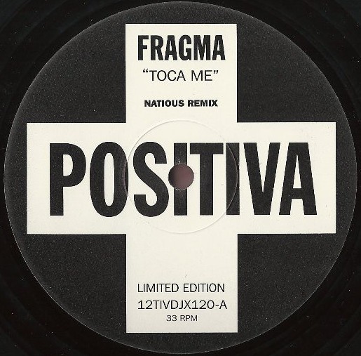 Fragma - Toca me (Natious Remix) Limited Edition Etched Promo (12" Vinyl Record)