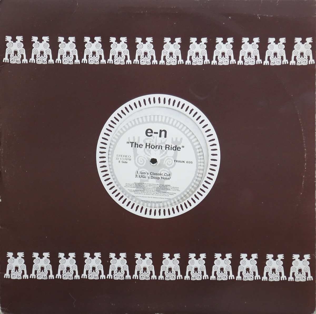 E N - The horn ride (Danny Tenaglia / Underground Sound Of Lisbon / Deep Dish Mixes) 12" Vinyl Doublepack