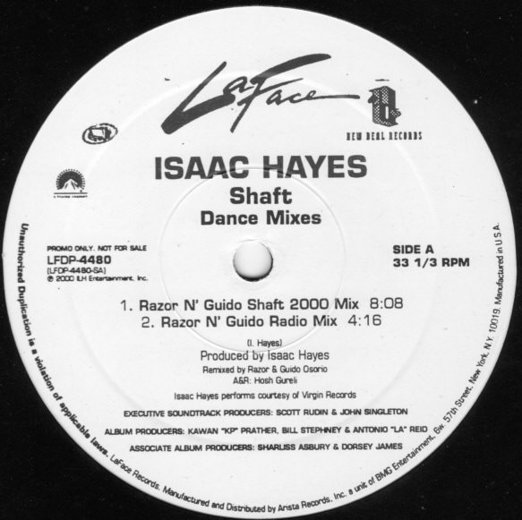 Isaac Hayes - Theme from Shaft (Razor N Guido Club mix / Dub mix / Radio mix / Beats / Karmadelic Sex Machine mix / Radio mix )