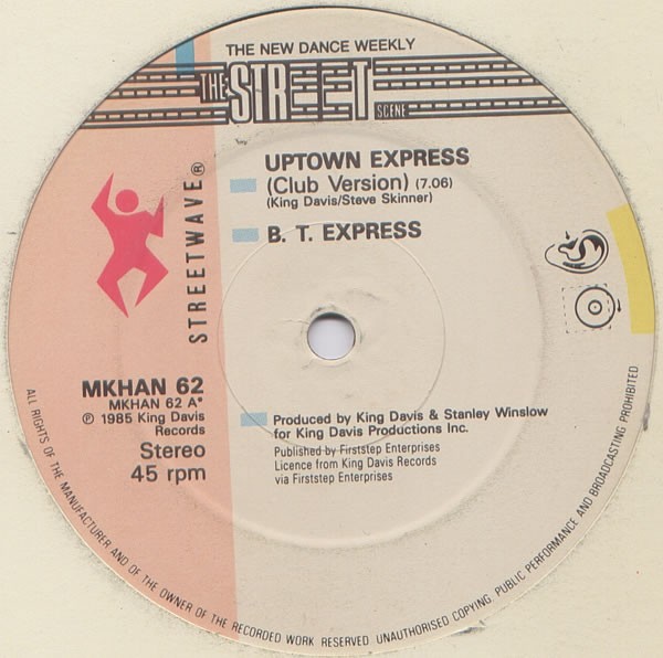 BT Express - Uptown express (Original Version / Club Version / Acappella)