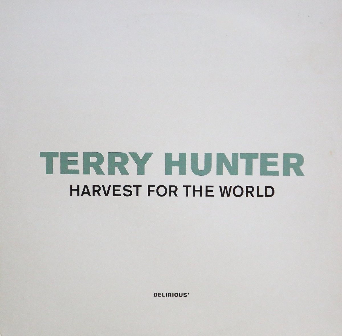 Terry Hunter - Harvest for the world (Original / UBQ / Matthew Roberts Mixes) Vinyl 12"