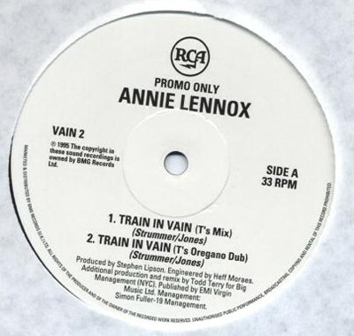 Annie Lennox - No more I love you's (4 Junior Vasquez mixes) / Train in vain (2 Todd Terry mixes / 2 Danny D mixes) Double Promo