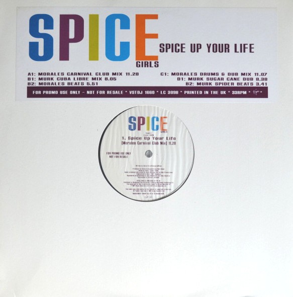 Spice Girls - Spice up your life (3 David Morales Remixes / 3 Murk Remixes) 2 x Vinyl Promo