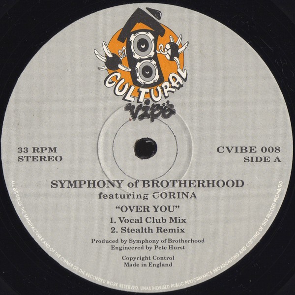 Symphony Of Brotherhood featuring Corina - Over you (Vocal club mix / Stealth remix / Jumpin bumpin mix / JMs cultural dub )