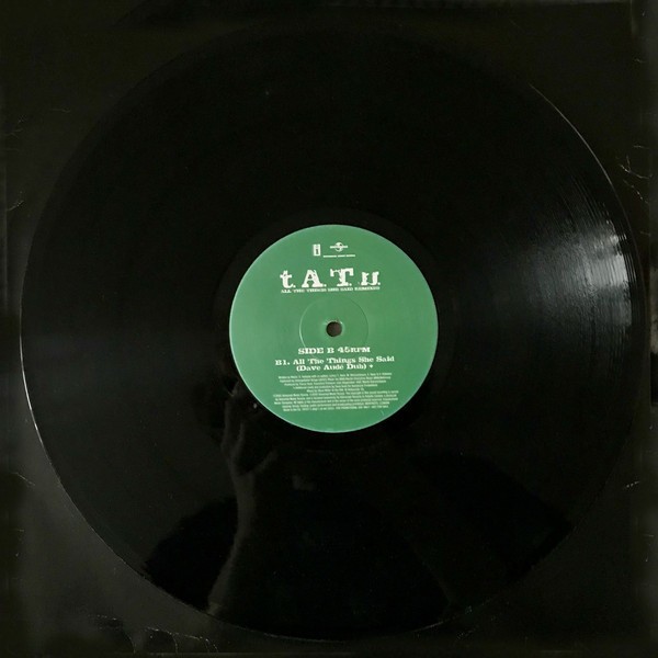TATU - All the things she said (119 / Original / Dave Aude / Mark Picchiotti Mixes) 2 x Vinyl Promo