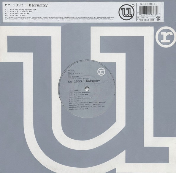 TC 1993 - Harmony (Big Bump Symphony / FPI Funky mix / Martian mix / Train mix) Vinyl 12"