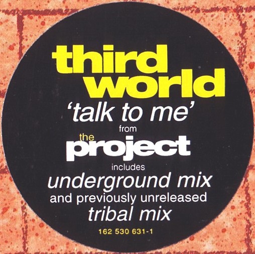 Third World - Talk to me (Eric Kupper Tribal Mix / Underground Mix / Radio Edit) Vinyl