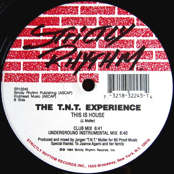 TNT Experience - This is house (Club mix / Underground Instrumental) / Sungasun (U Got To Feel It mix) Vinyl