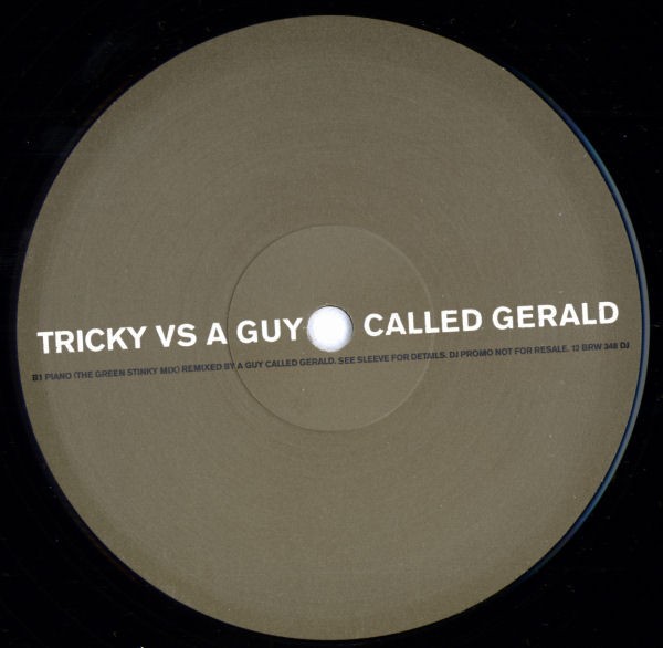 Tricky - Makes me wanna die (Stereo Mcs Remix) / Piano (A Guy Called Gerald Remix) Vinyl Promo