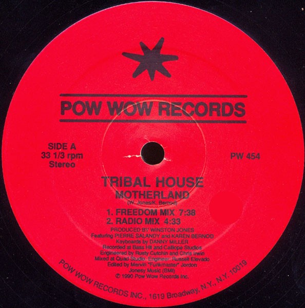 Tribal House - Motherland (Freedom mix / Radio mix / Africa Dub / Instrumental mix) Vinyl 12"