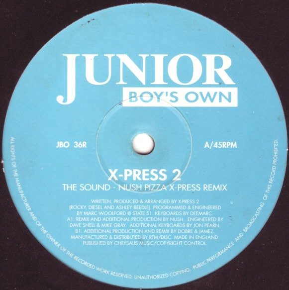 X Press 2 - The sound (Nush Pizza Xpress Remix / Dobre & Jamez Remix) 12" Vinyl Record