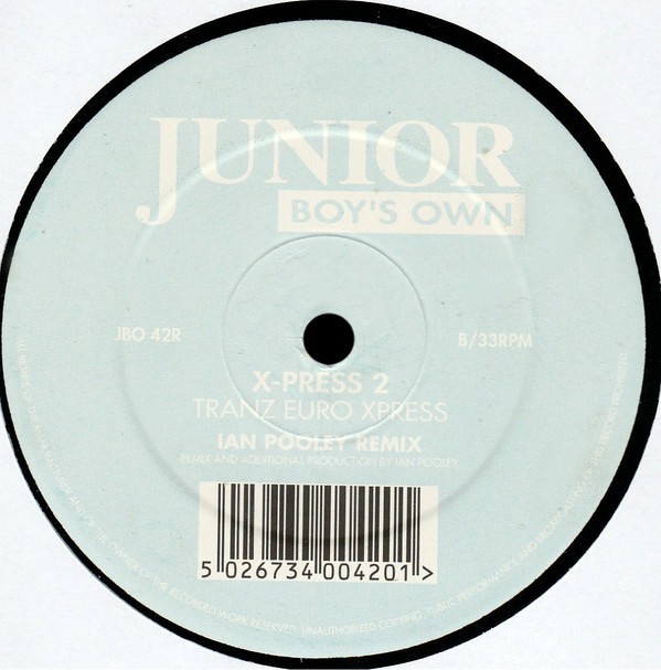 X Press 2 - Tranz Euro Xpress (Ian Pooley Remix / Way Out West Remix) 12" Vinyl Record
