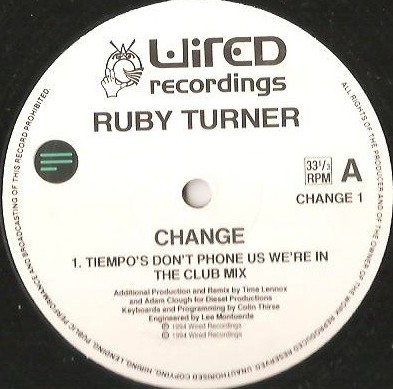 Ruby Turner - Change (T Empo Dont Phone Us Club Mix / Dub Mix) Vinyl Promo