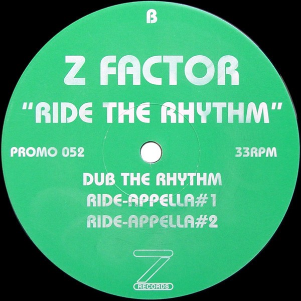 Z Factor - Ride the rhythm (2 Joey Negro mixes / 3 Acappellas) 12" Vinyl Record Promo