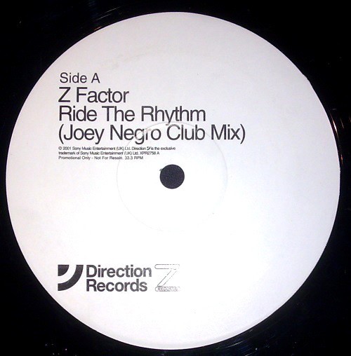 Z Factor - Ride the rhythm (Joey Negro Club mix / Phunk Investigation Main mix)  12" Vinyl Record Promo