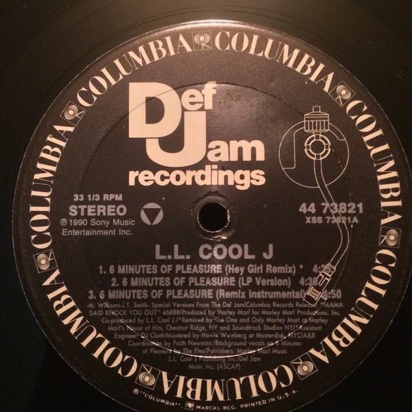 LL Cool J - 6 minutes of pleasure (Hey Girl Remix / LP Version / Remix Instrumental) / Eat em up L chill (Chill Remix / LP Versi