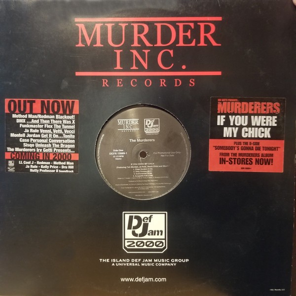 Murderers - If you were my chick (Dirty Version / Clean Version / Instrumental / Acappella) / Somebody's gonna die tonight (Dirt