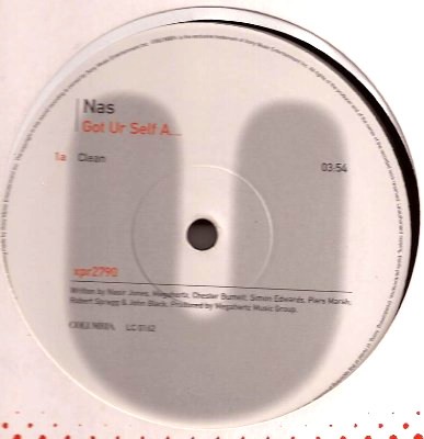 Nas - Got ur self a  (Clean mix / Instrumental / Acappella) Promo