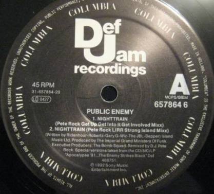 Public Enemy - Night train (3 Pete Rock Mixes) / More News At 11 (Imperial Grand Ministers Of Funk Remix)