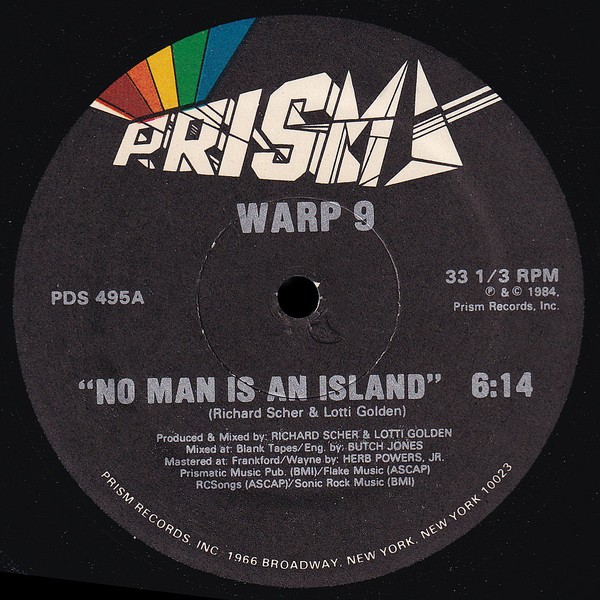 Warp 9 - No man is an island (Full Length Version / Dub Version)