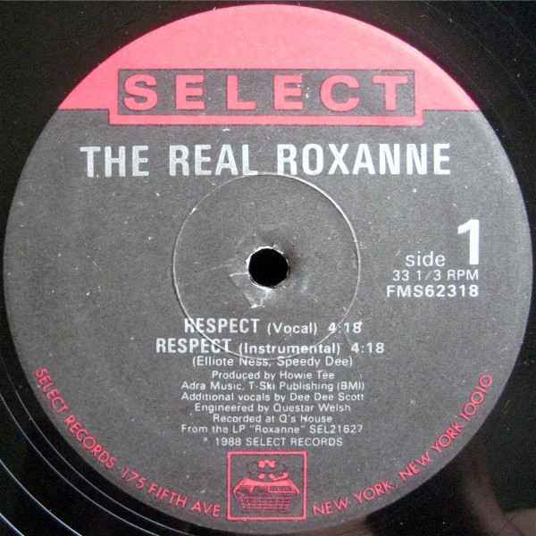 Real Roxanne - Respect (2 Mixes) / Her bad self (3 Mixes) 12" Vinyl Record