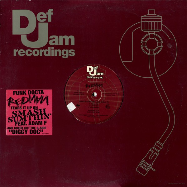 Redman feat Adam F - Smash sumthin (LP version / Radio edit / Instrumental) / Diggy doc (LP version / Radio edit / Instrumental)
