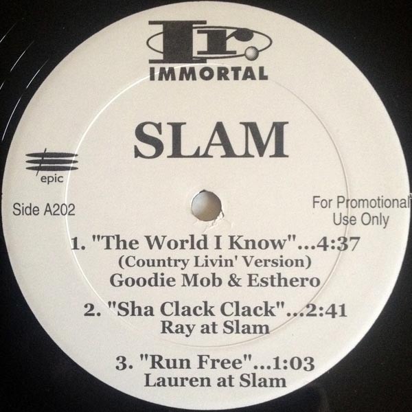 Slam - Slam the sampler feat Goodie mob, / Lauren / Ray / Most Wanted feat Pras / DJ Spooky (Vinyl Promo)