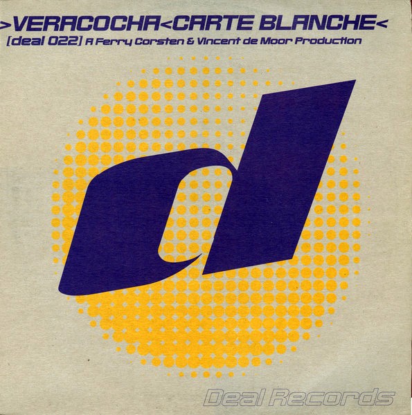 Veracocha - Carte Blanche / Drifting (A Ferry Corsten and Vincent De Moor production) 12" Vinyl Record UNPLAYED